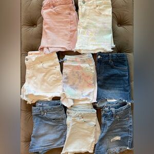 8 pair like new cat + jack shorts